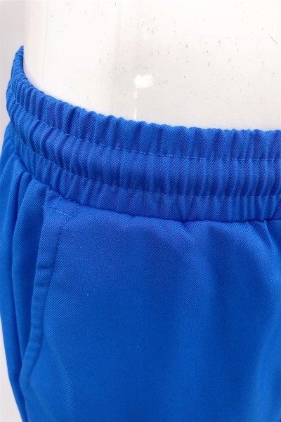 U378  Custom made dark blue sweatpants design rubber band trouser head sweatpants running sweatpants franchise store detail view-5
